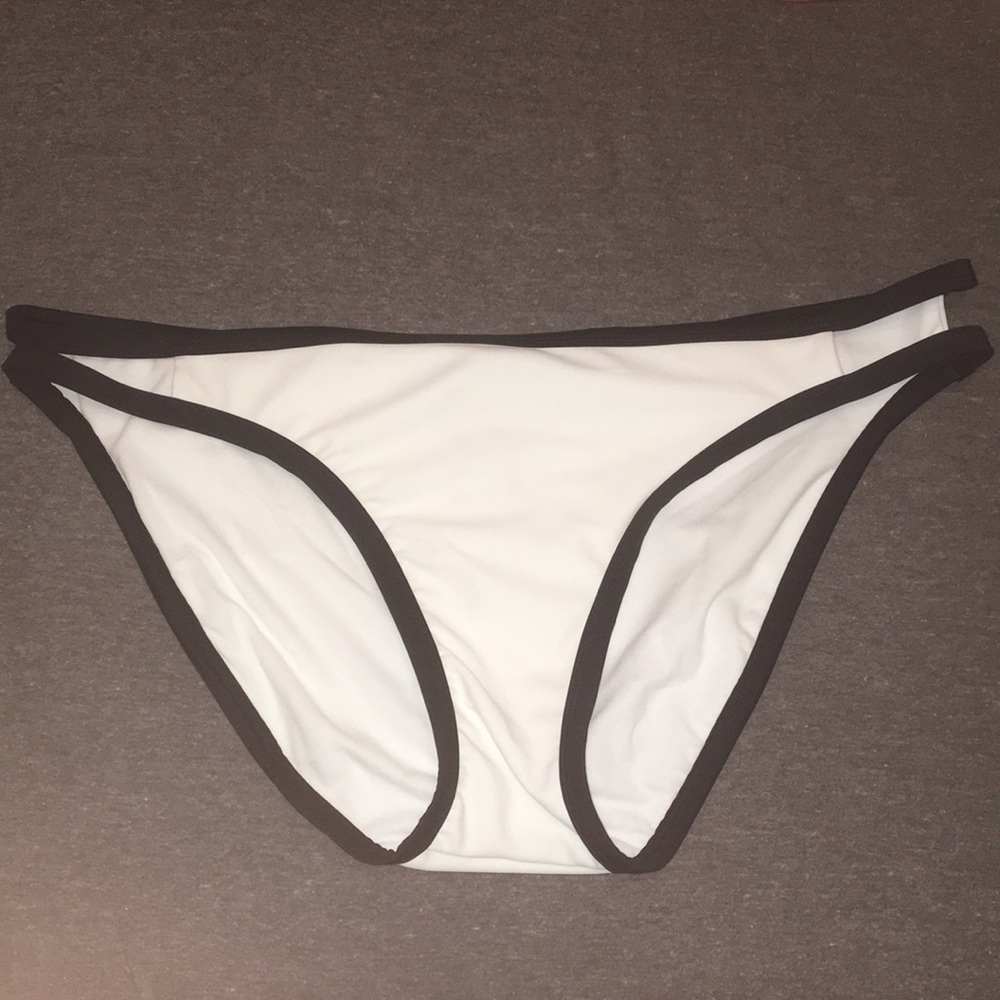 Black and white cutout Bikini bottom